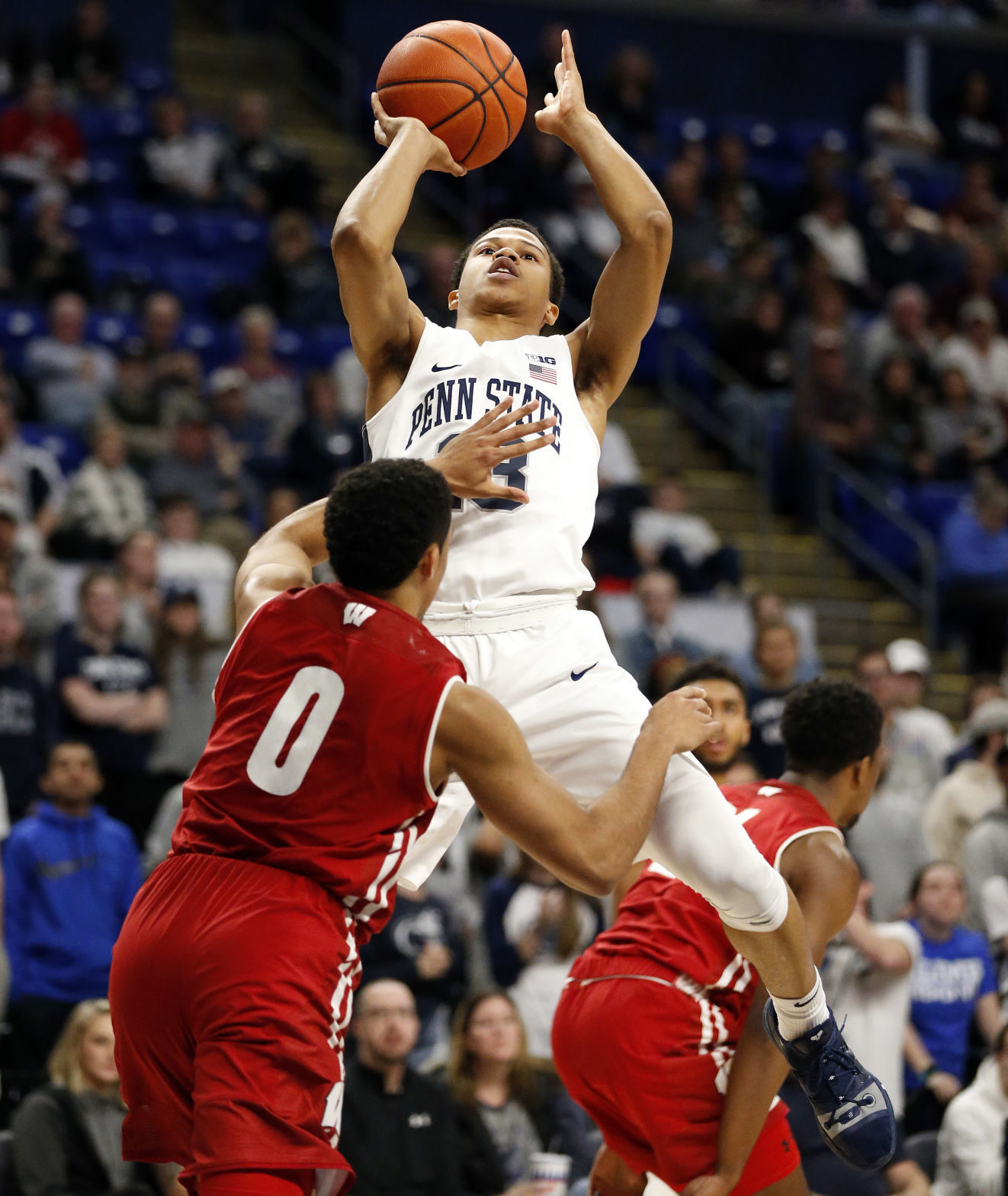 Badgers 71, Nittany Lions 52